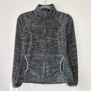 The North Face Gray Fleece Full Zip Jacket